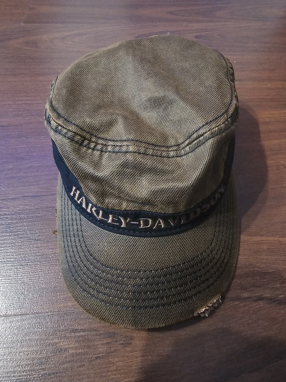 Harley-Davidson Olive Brown Patch Cap Size OS